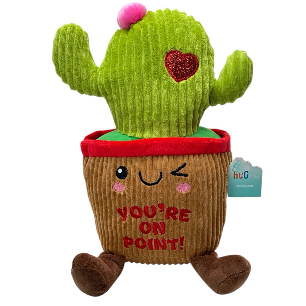 HUG ME Cactus Valentines Day Plush Walgreens Exclusive #721799 NWT